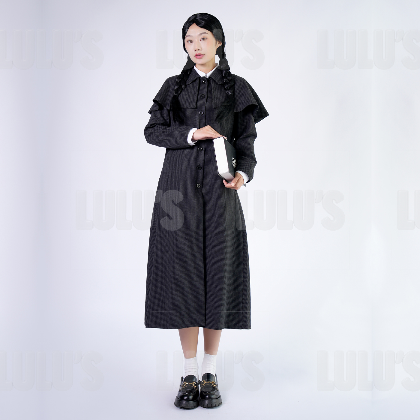 Wednesday | Wednesday Addams Detective Trench Coat - Lulu's Costume Store