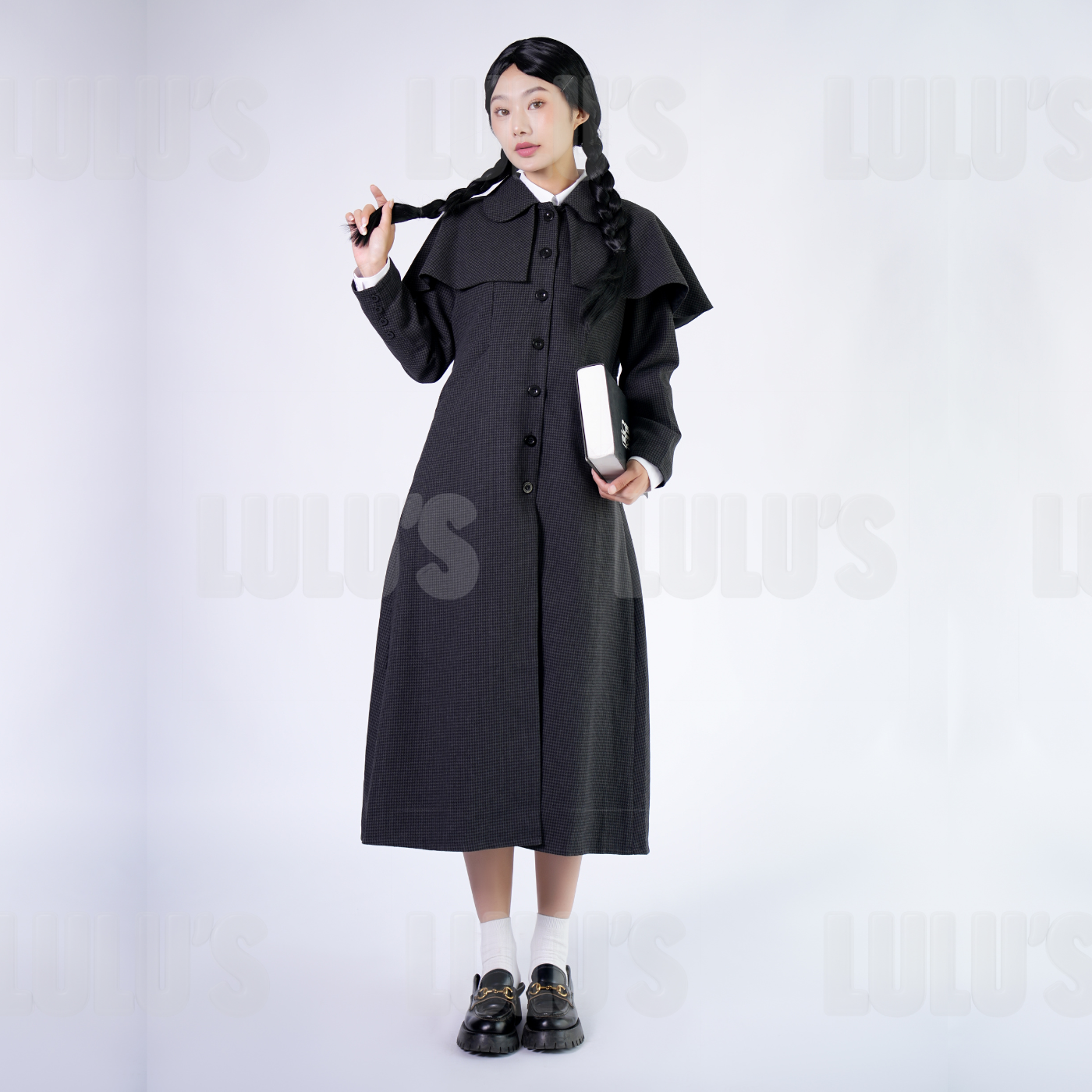 Wednesday | Wednesday Addams Detective Trench Coat - Lulu's Costume Store