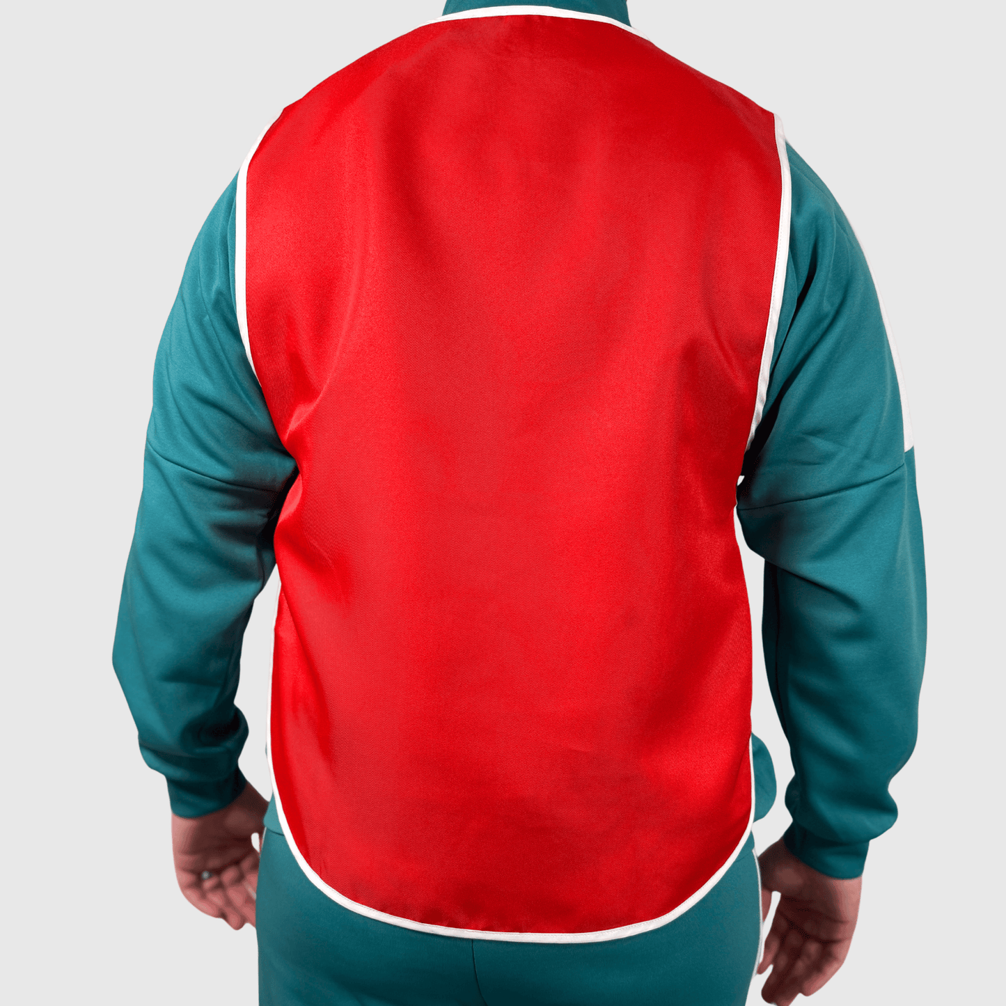 Squid Game Season 3 Numbered Vest – Red & Blue | Unisex Cosplay Costume with Removable Patches - Lulu's Costume Store