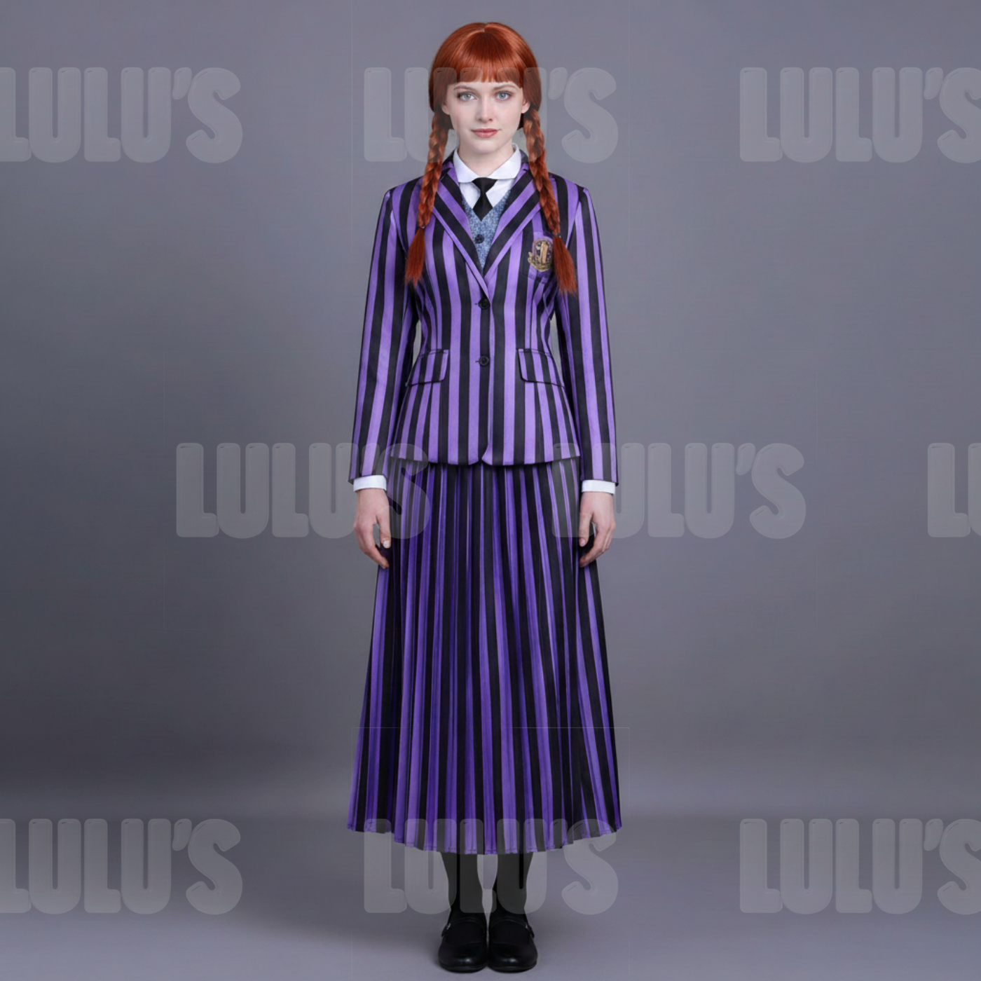 Wednesday | Agnes DeMille School Uniform Costume - Lulu's Costume Store