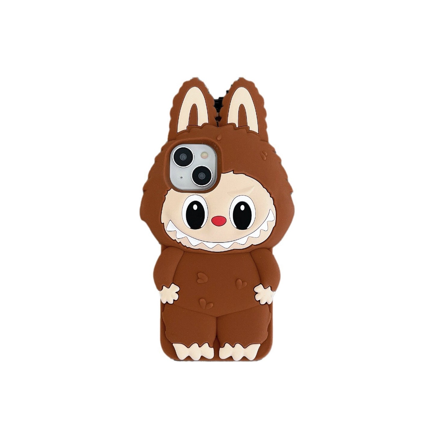 Brown Labubu Phone Case