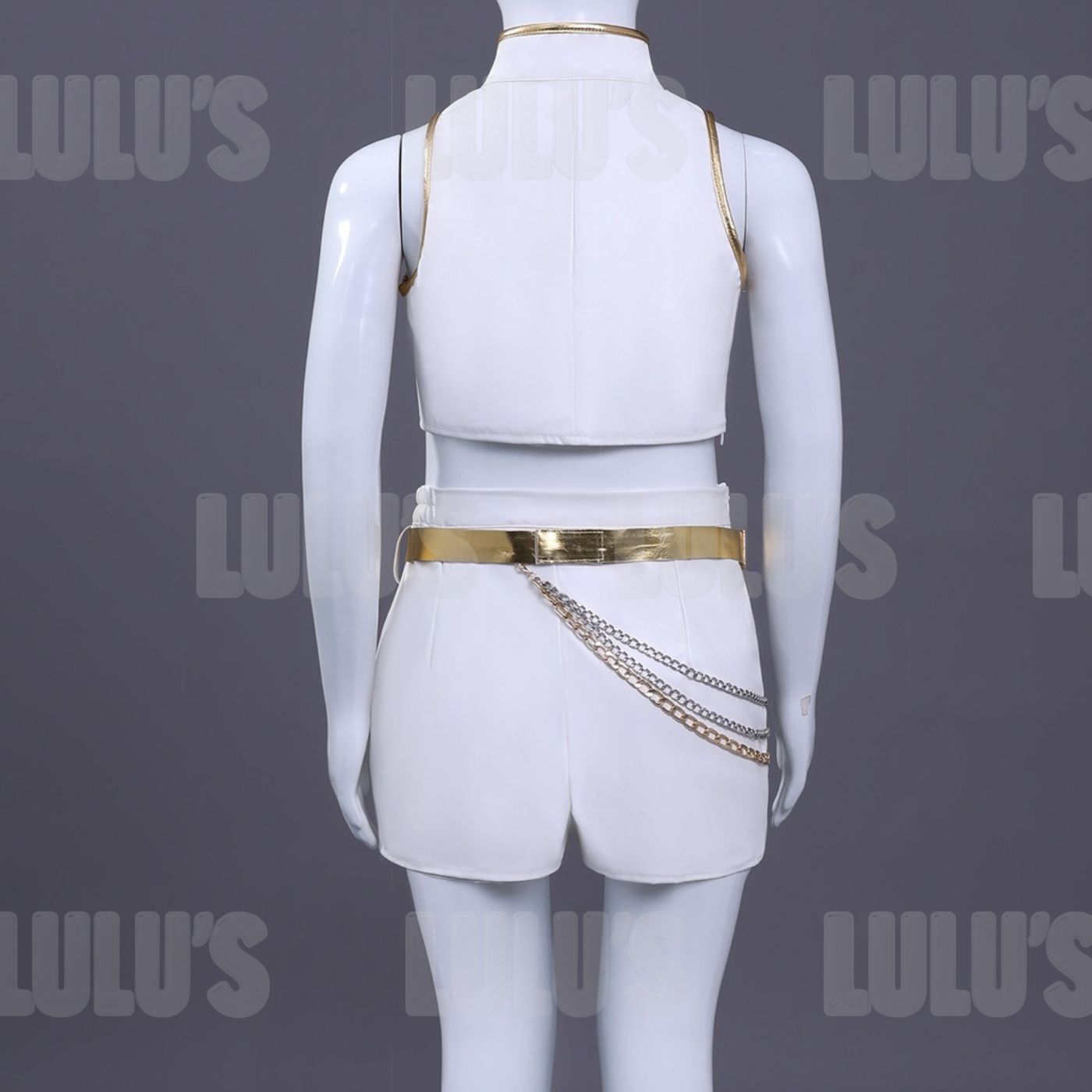 Kids K-Pop Demon Hunters - Rumi's White Costume - Lulu's Costume Store