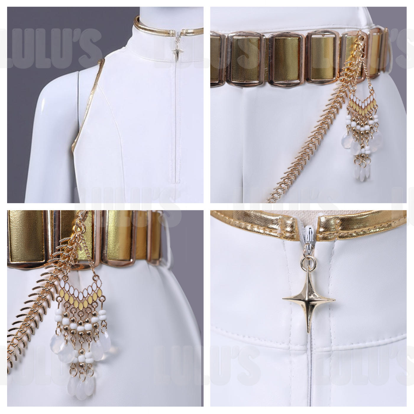 Kids K-Pop Demon Hunters - Rumi's White Costume - Lulu's Costume Store