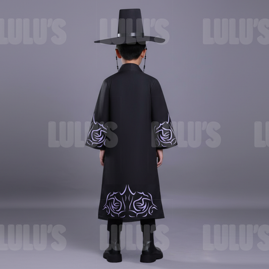 Kids K-Pop Demon Hunters - Saja Boys Demon Costume - Lulu's Costume Store