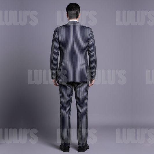 Wednesday | Gomez Addams Pinstripe Suit Costume - Lulu's Costume Store