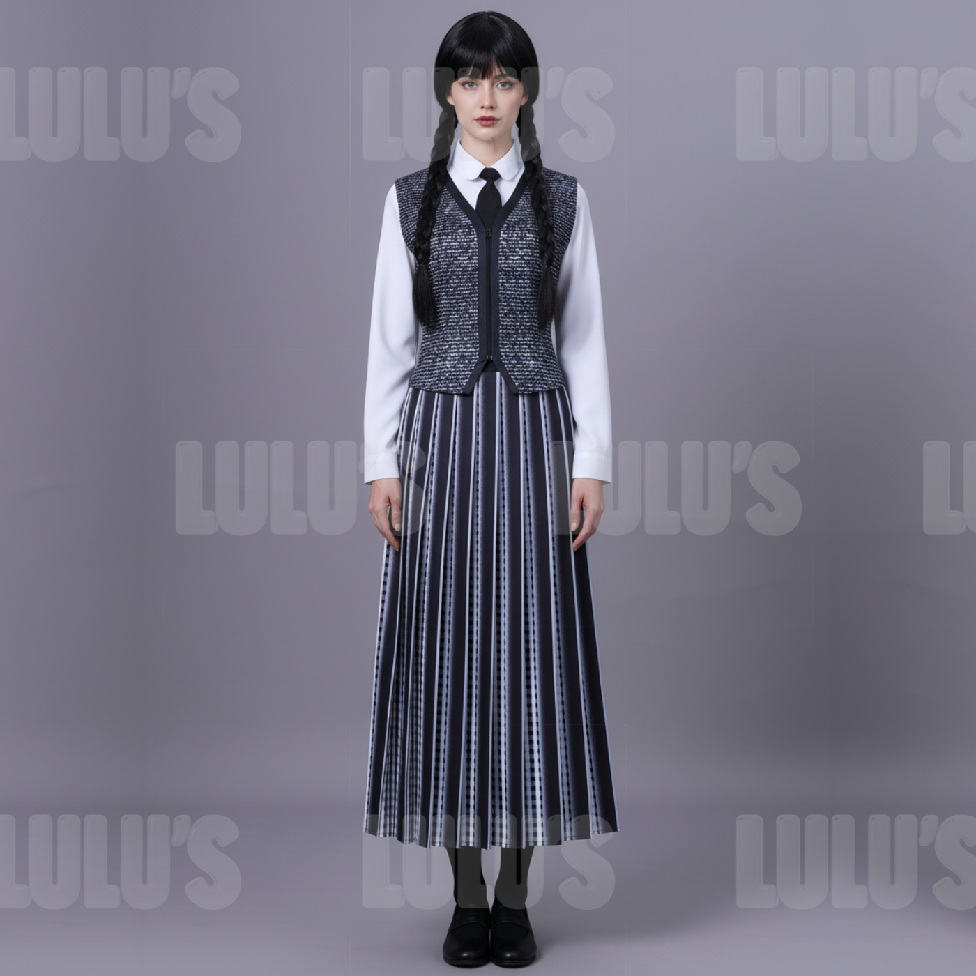 Wednesday | Wednesday Addams School Uniform Costume - Lulu's Costume Store
