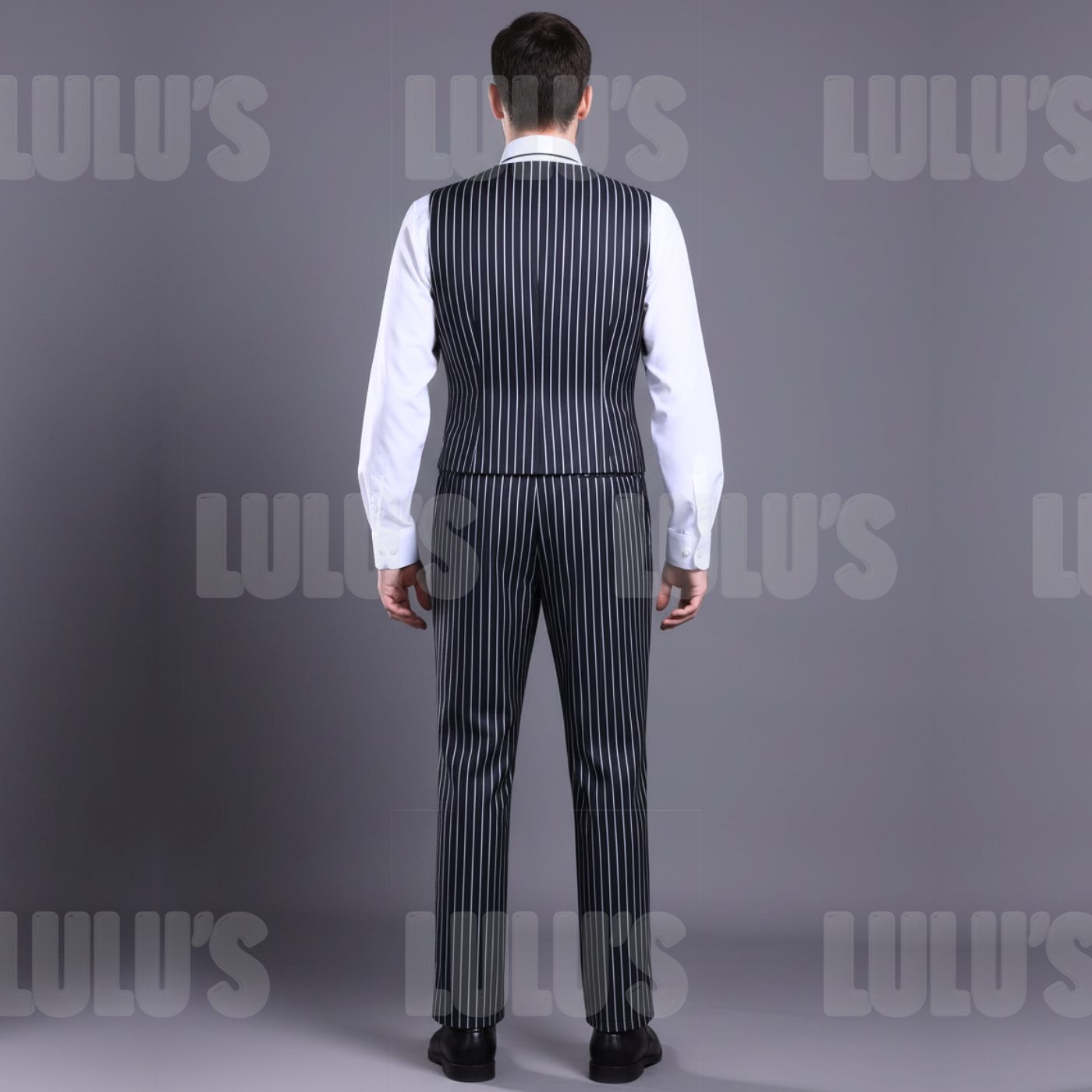 Wednesday | Gomez Addams Pinstripe Suit Costume - Lulu's Costume Store