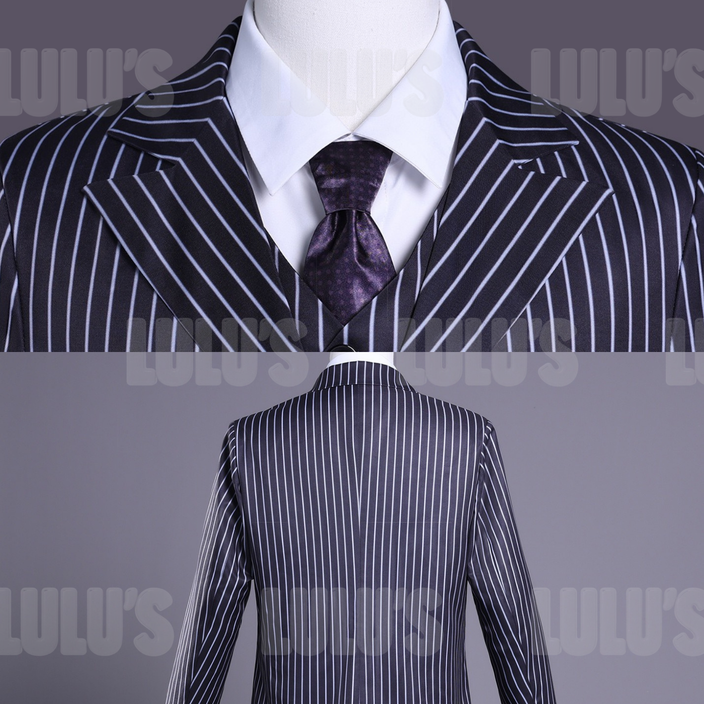 Wednesday | Gomez Addams Pinstripe Suit Costume - Lulu's Costume Store