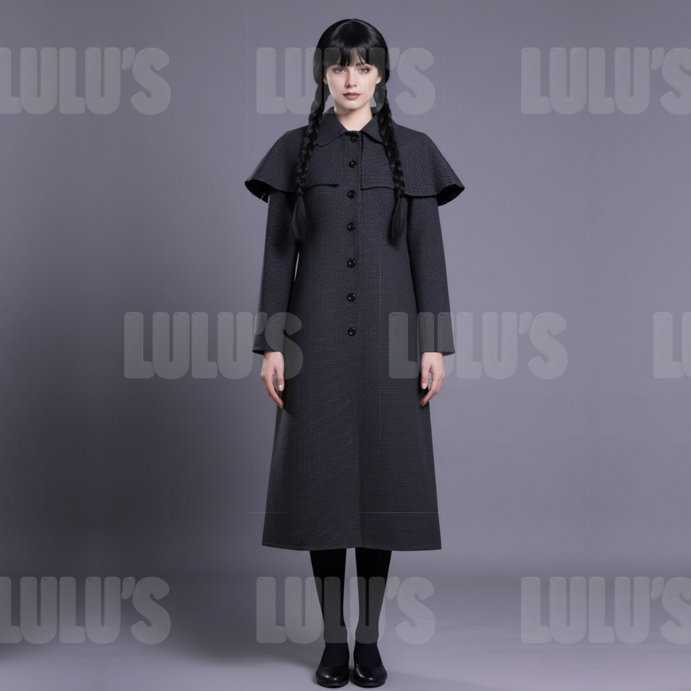 Wednesday | Wednesday Addams Detective Trench Coat - Lulu's Costume Store