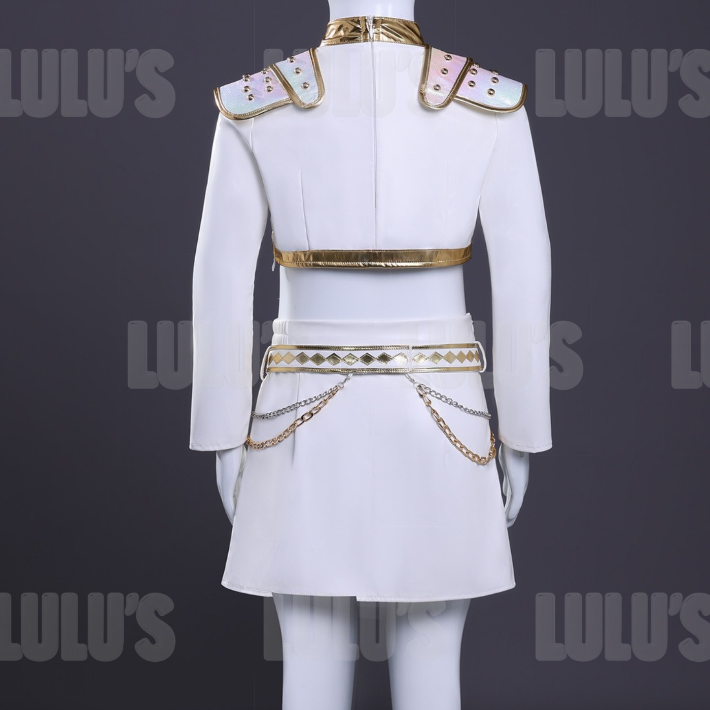 Kids K-Pop Demon Hunters - Zoey's White Costume - Lulu's Costume Store