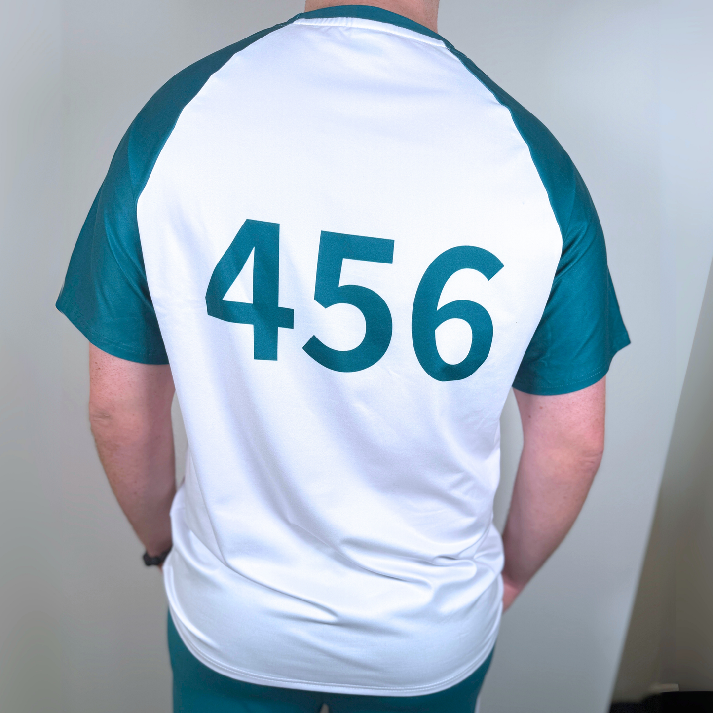 Squid Game Green Player Numbered T-shirt - Lulu's Costume Store