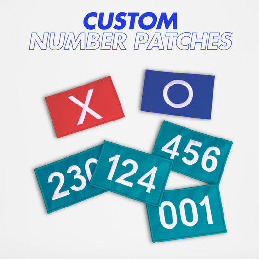 Squid Game Numbered Patches with Customisable Numbers