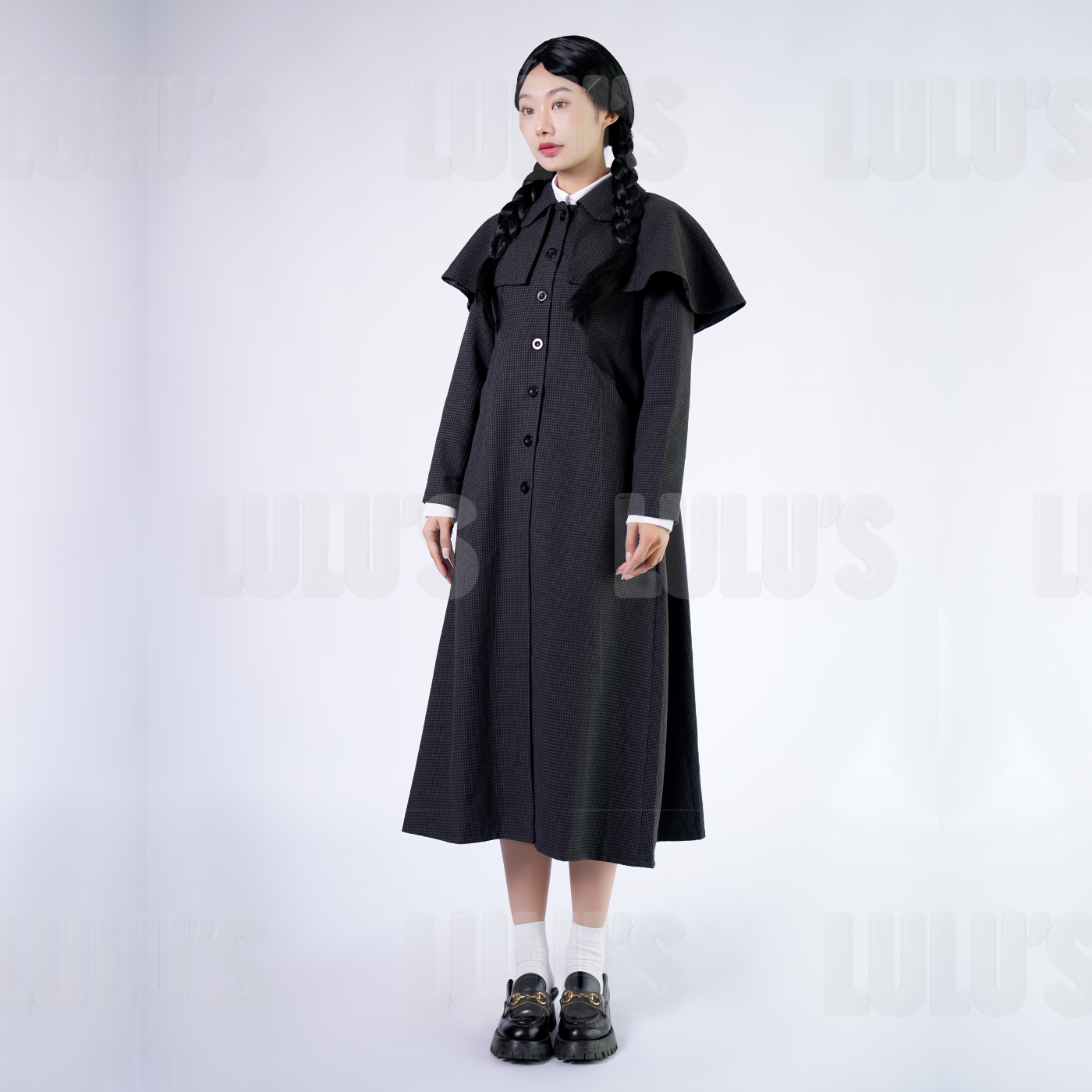 Wednesday | Wednesday Addams Detective Trench Coat - Lulu's Costume Store