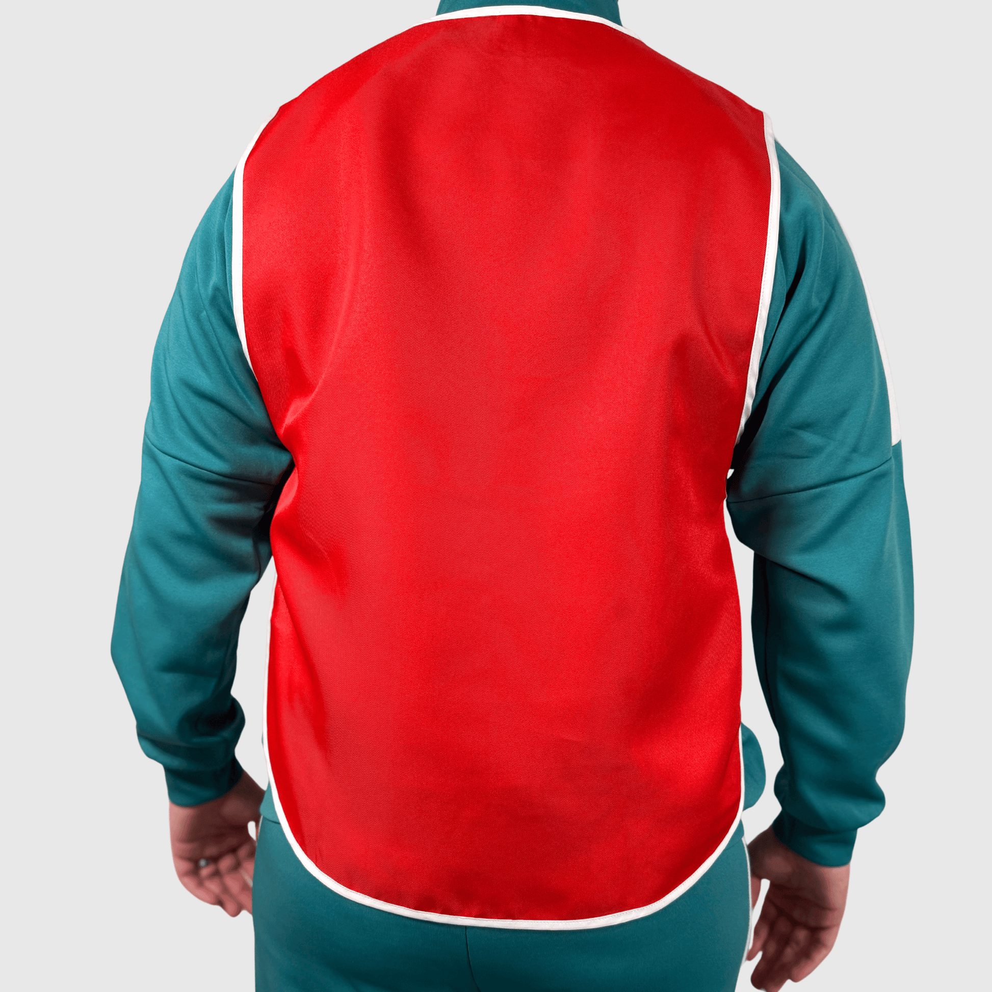 Squid Game Season 3 Numbered Vest – Red & Blue | Unisex Cosplay Costume with Removable Patches - Lulu's Costume Store