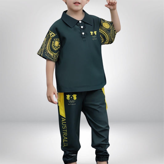 Rachel "Raygun" Gunn Australian Olympic Breakdancing Halloween Costume Includes Novelty Koala Logo KIDS SIZES - Lulu's Costume Store