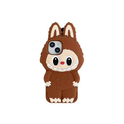 Brown Labubu Phone Case