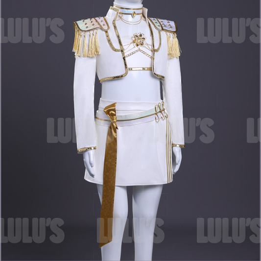 Kids K-Pop Demon Hunters - Mira's White Costume - Lulu's Costume Store