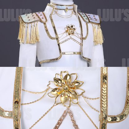Kids K-Pop Demon Hunters - Mira's White Costume - Lulu's Costume Store