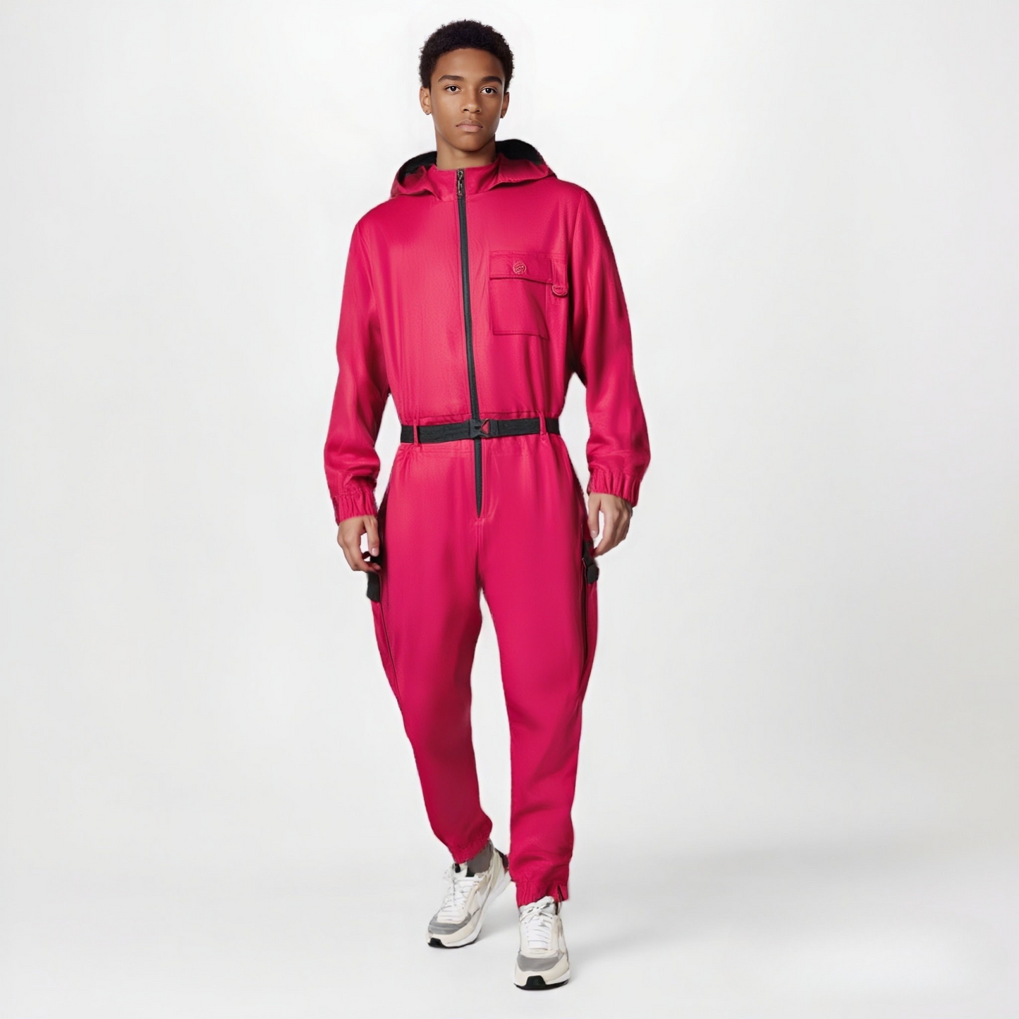 Squid Game PINK JUMPSUIT Unisex Uniform Costume Cosplay Outfit for Halloween Functions and Events Gift for Him Daily Wear Fashion Wear - Lulu's Costume Store