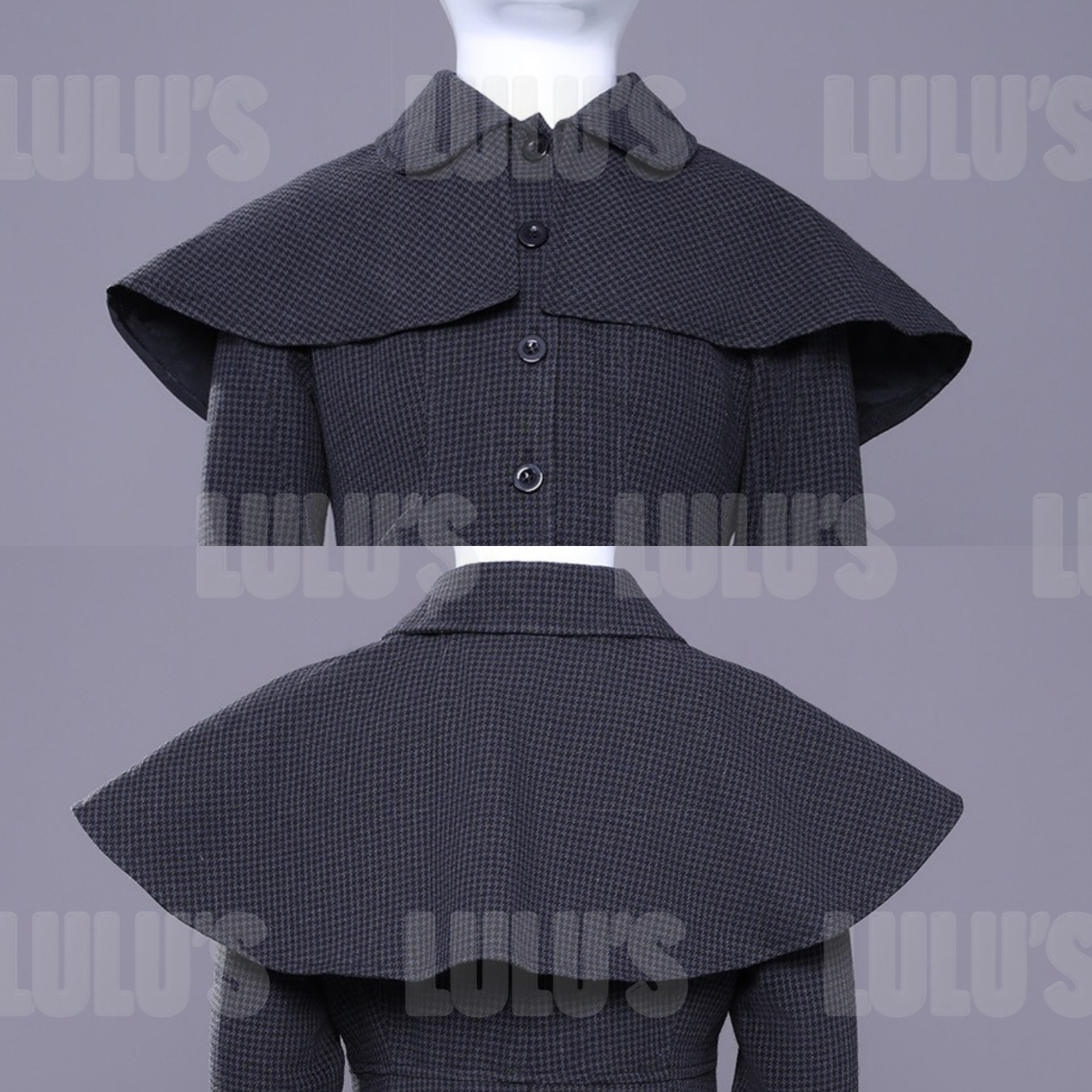 Wednesday | Kids Wednesday Addams Detective Trench Coat - Lulu's Costume Store