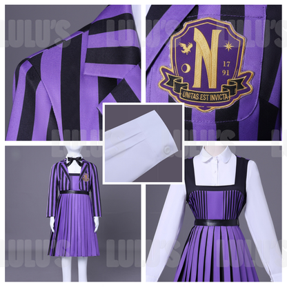Wednesday | Kids Enid Sinclair Uniform Costume - Lulu's Costume Store