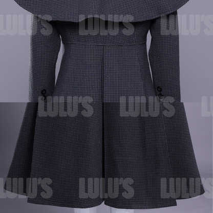 Wednesday | Kids Wednesday Addams Detective Trench Coat - Lulu's Costume Store