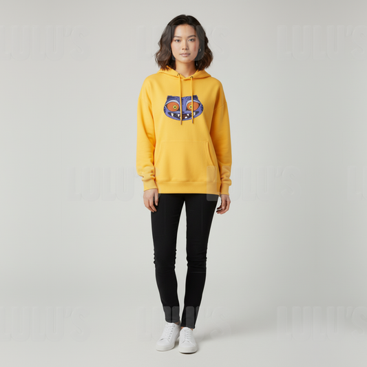 K-Pop Demon Hunters - Zoey's Derpy Cat Hoodie - Lulu's Costume Store