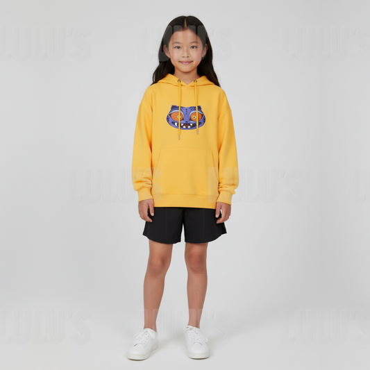 Kids K-Pop Demon Hunters - Zoey's Derpy Cat Hoodie